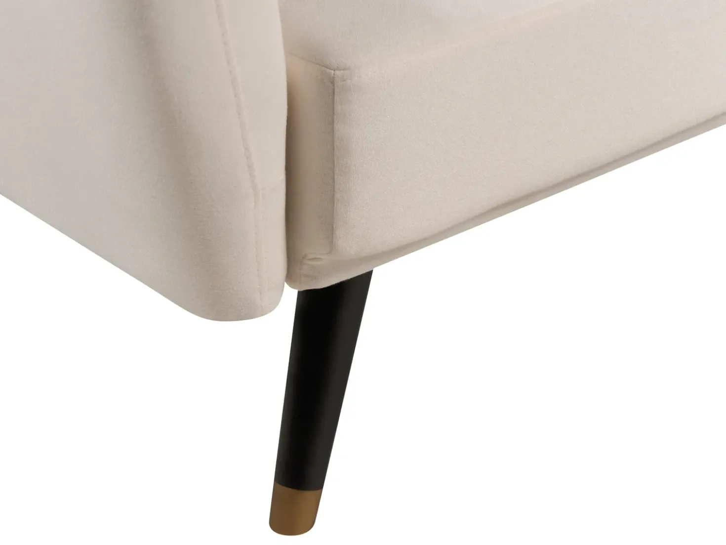 Divano letto 3 posti VIMMERBY Tessuto Beige chiaro