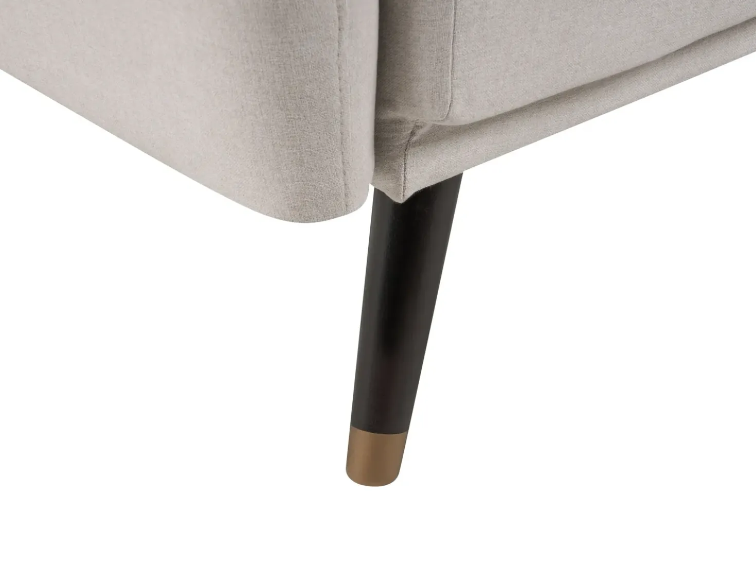 Divano letto 3 posti VIMMERBY Tessuto Beige