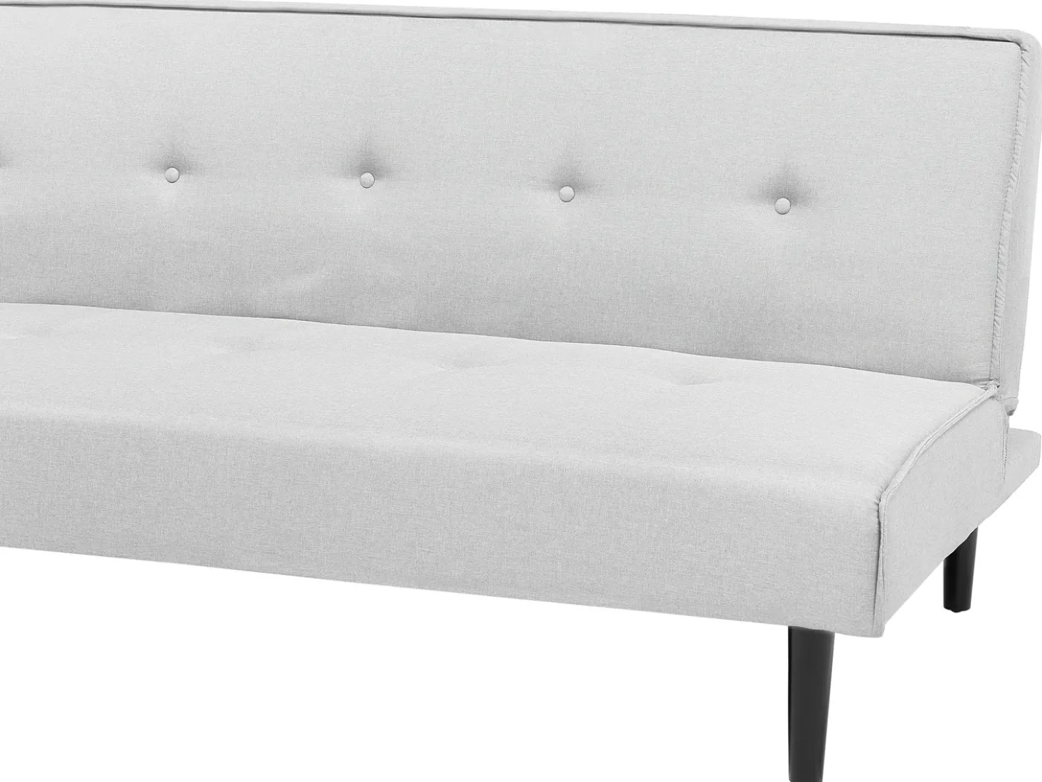 Divano letto 3 posti VISBY Tessuto Grigio chiaro