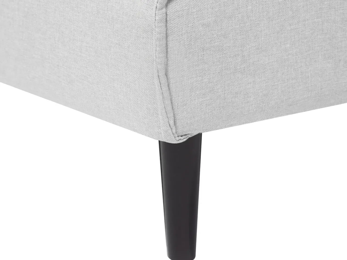 Divano letto 3 posti VISBY Tessuto Grigio chiaro