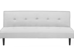 Divano letto 3 posti VISBY Tessuto Grigio chiaro