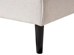 Divano letto 3 posti VISBY Tessuto Beige chiaro