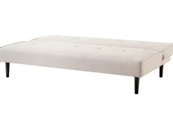 Divano letto 3 posti VISBY Tessuto Beige chiaro
