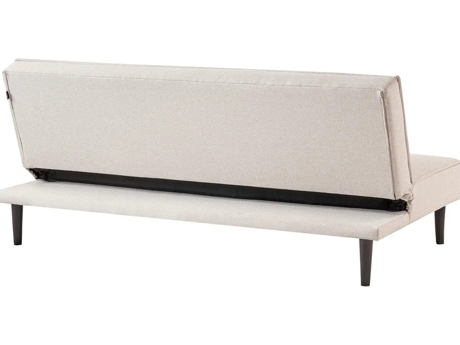 Divano letto 3 posti VISBY Tessuto Beige chiaro