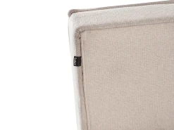 Divano letto 3 posti VISBY Tessuto Beige chiaro