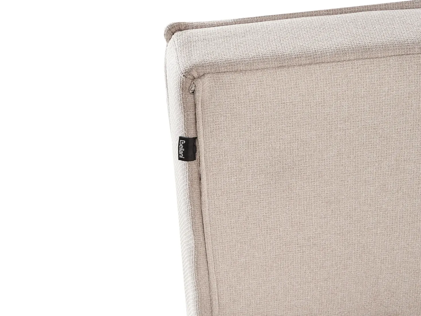 Divano letto 3 posti VISBY Tessuto Beige chiaro