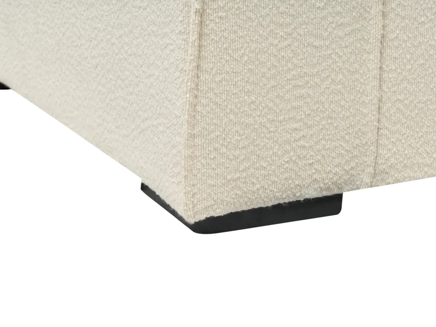 Divano letto 3 posti VUOKATTI Bouclé Bianco sporco