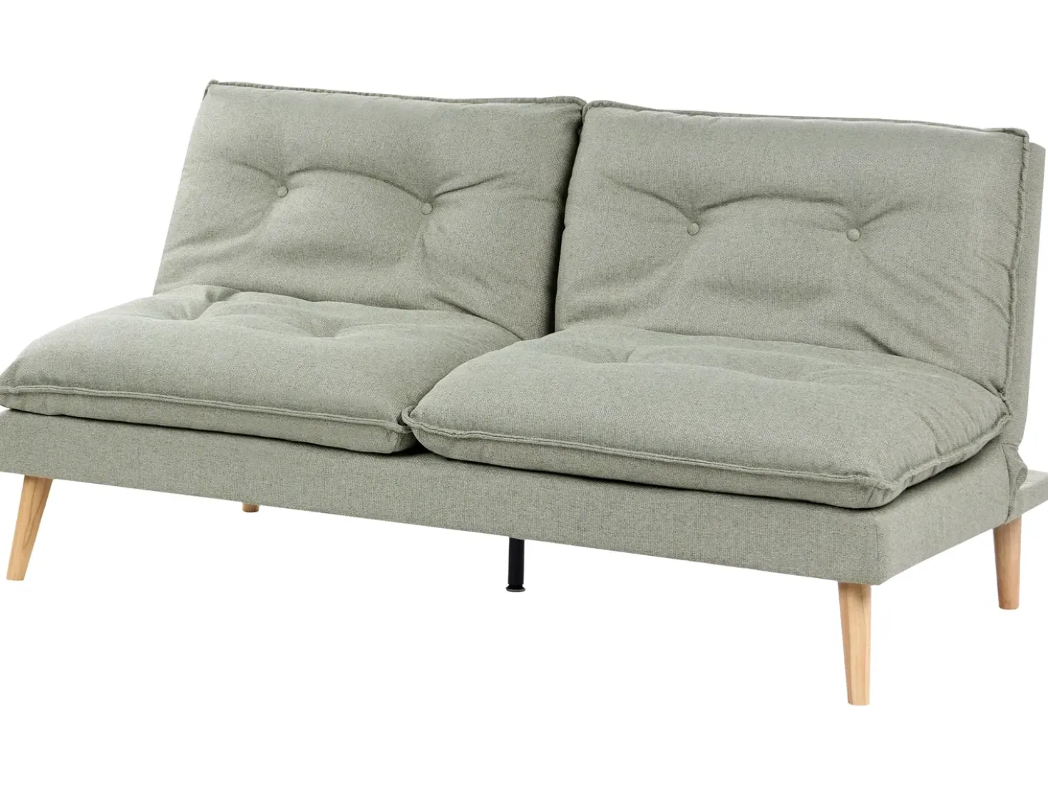 Divano letto 3 posti YILA Tessuto Verde