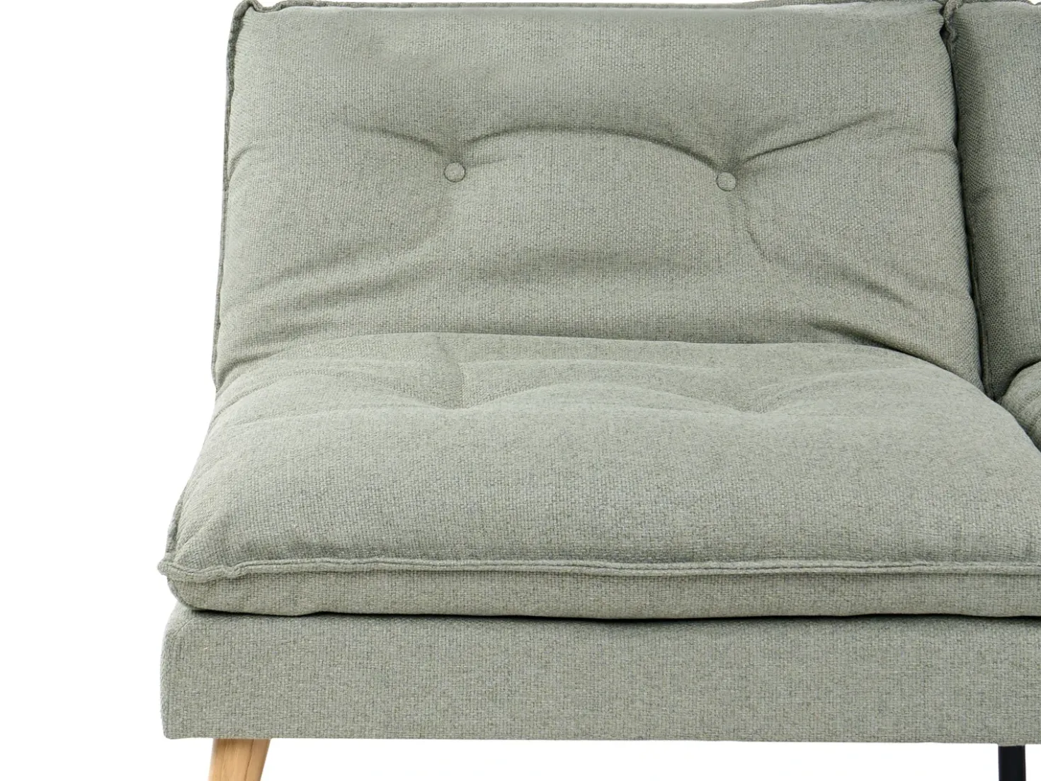 Divano letto 3 posti YILA Tessuto Verde