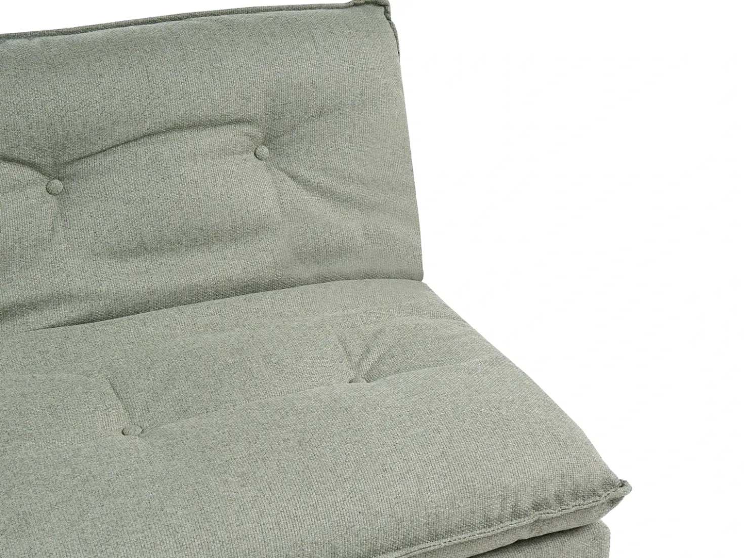 Divano letto 3 posti YILA Tessuto Verde