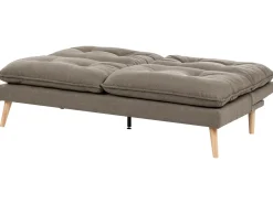 Divano letto 3 posti YILA Tessuto Marrone