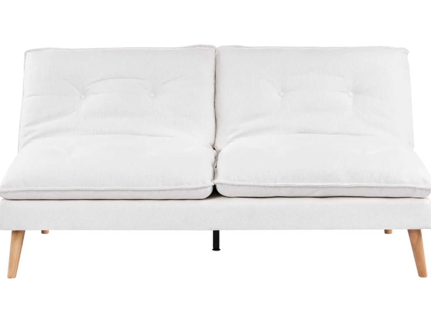 Divano letto 3 posti YILA Tessuto Bianco