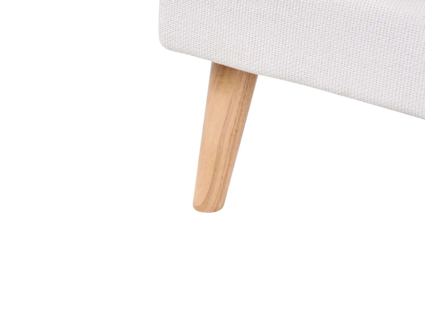Divano letto 3 posti YILA Tessuto Bianco