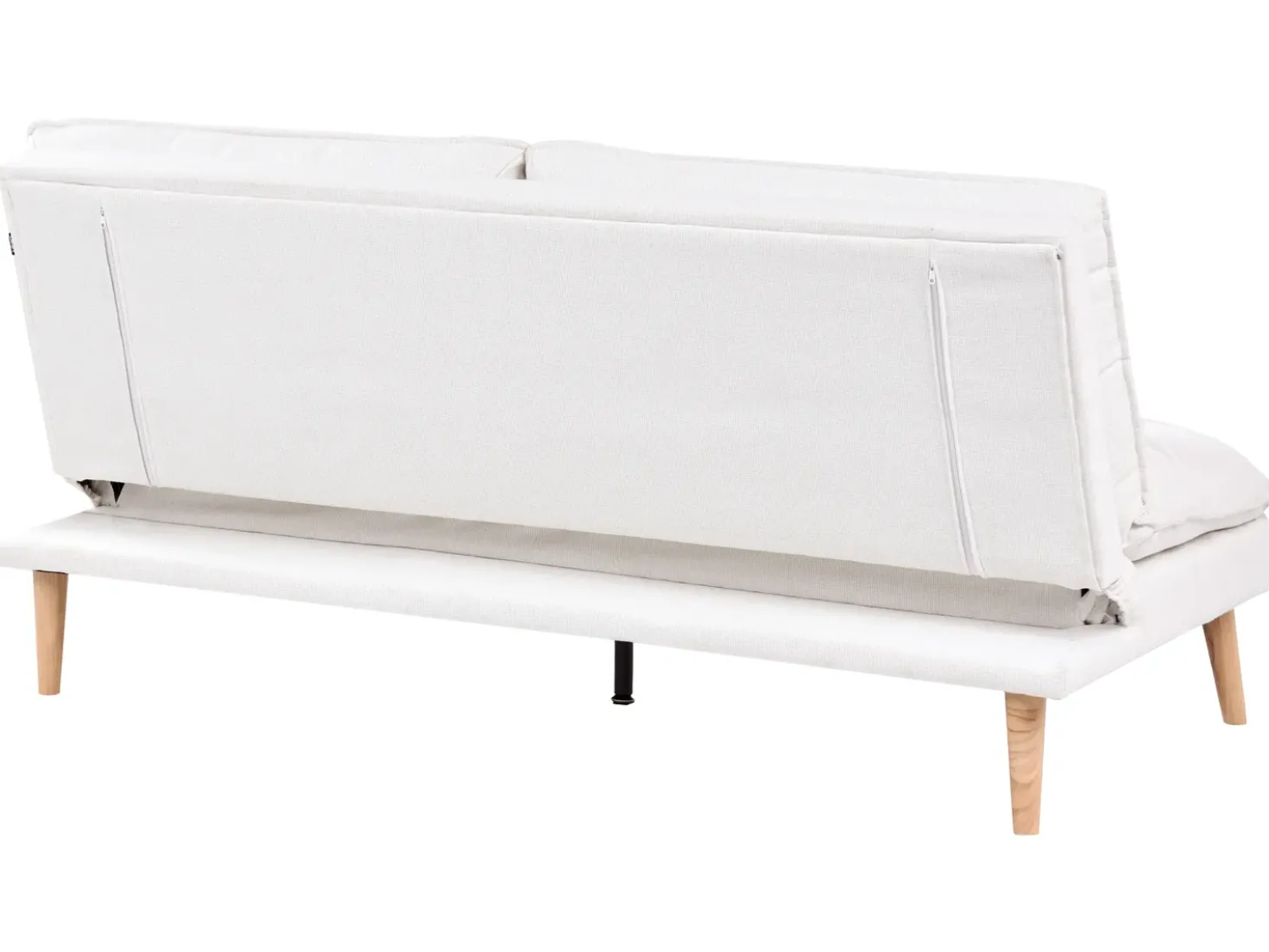 Divano letto 3 posti YILA Tessuto Bianco