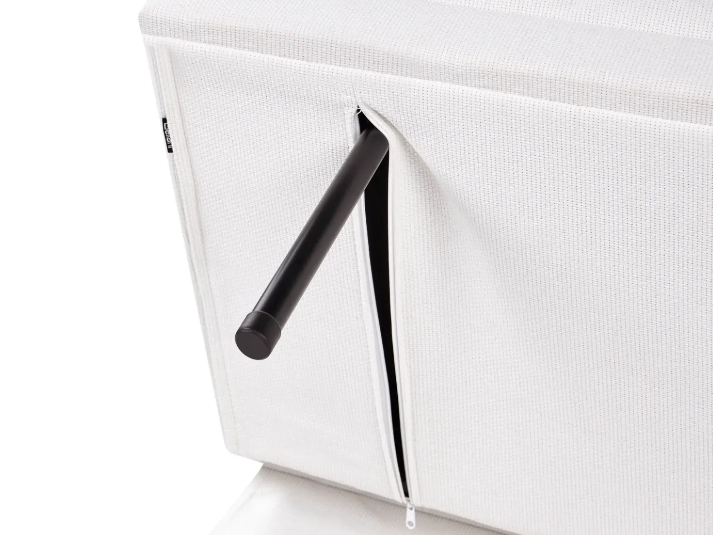 Divano letto 3 posti YILA Tessuto Bianco