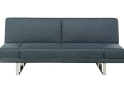 Divano letto 2 posti YORK Tessuto Blu