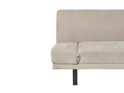 Divano letto 2 posti YORK Ciniglia Beige chiaro