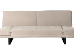 Divano letto 2 posti YORK Ciniglia Beige chiaro