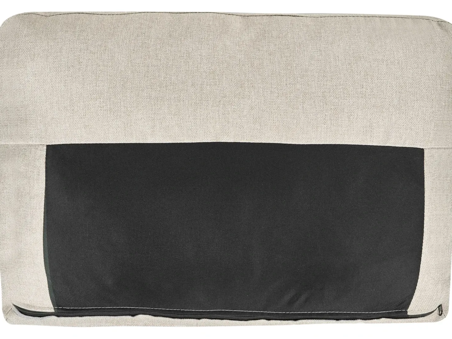 Divano letto a U 5 posti SOMMEN Tessuto Beige chiaro con contenitore