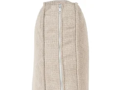 Divano letto a U 4 posti VATNE Tessuto Beige chiaro con contenitore