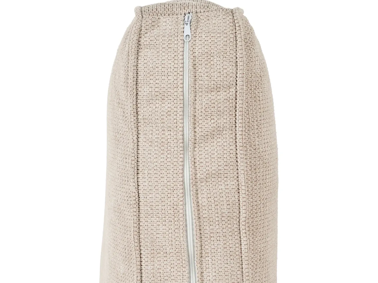 Divano letto a U 4 posti VATNE Tessuto Beige chiaro con contenitore