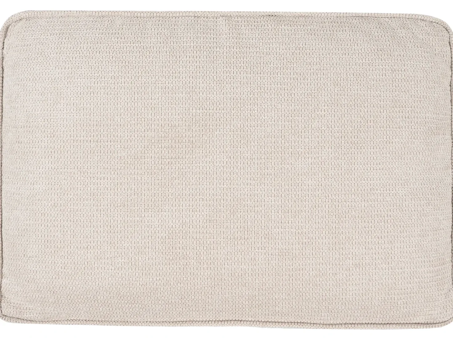 Divano letto a U 4 posti VATNE Tessuto Beige chiaro con contenitore
