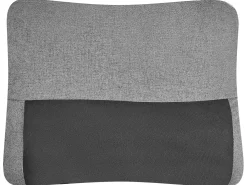 Divano letto angolare 3 posti NASSJO Lino sintetico Grigio Lato Sinistro