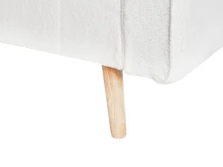 Divano letto angolare 4 posti VADSO Bouclé Bianco sporco Lato destro