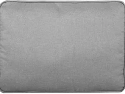 Divano letto angolare 3 posti NESNA Tessuto Grigio chiaro con contenitore Lato Sinistro
