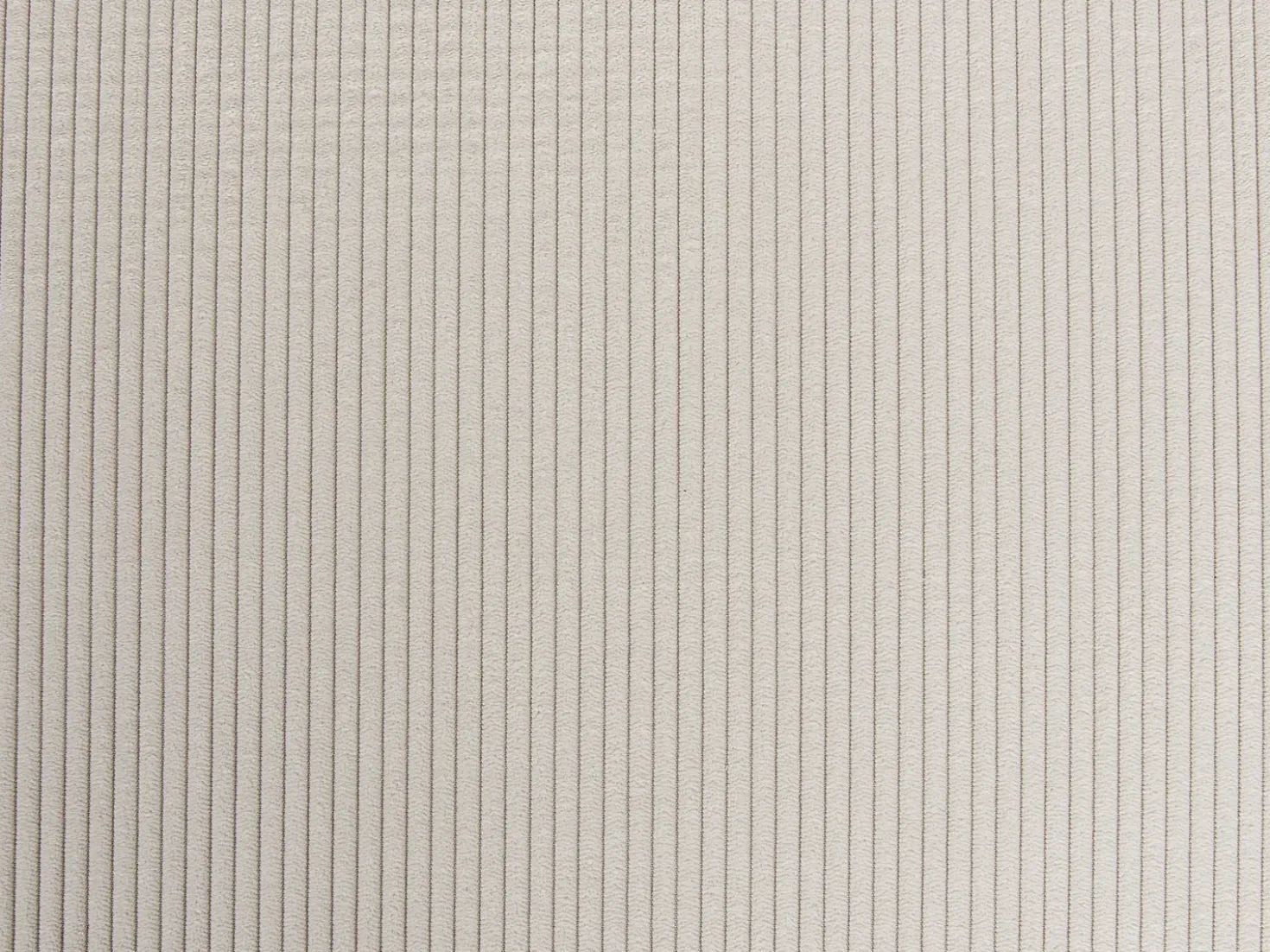 Divano letto angolare 3 posti ABACKA Velluto a coste Beige Lato Sinistro