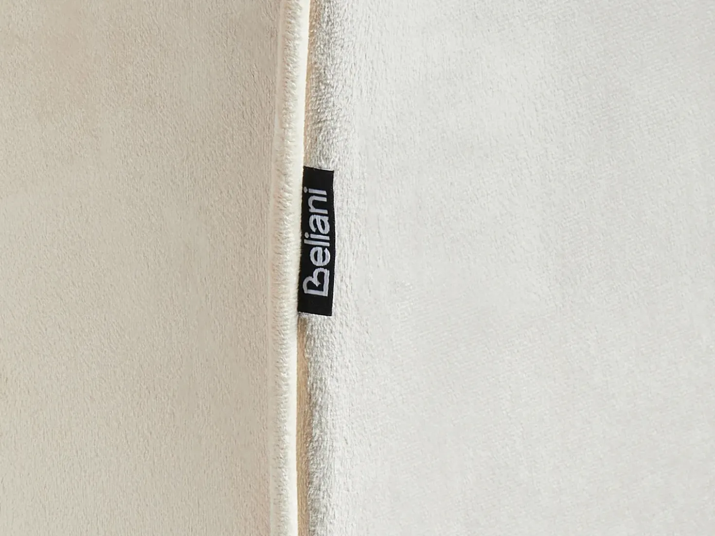 Divano letto angolare 4 posti VADSO Velluto Beige chiaro Lato Sinistro