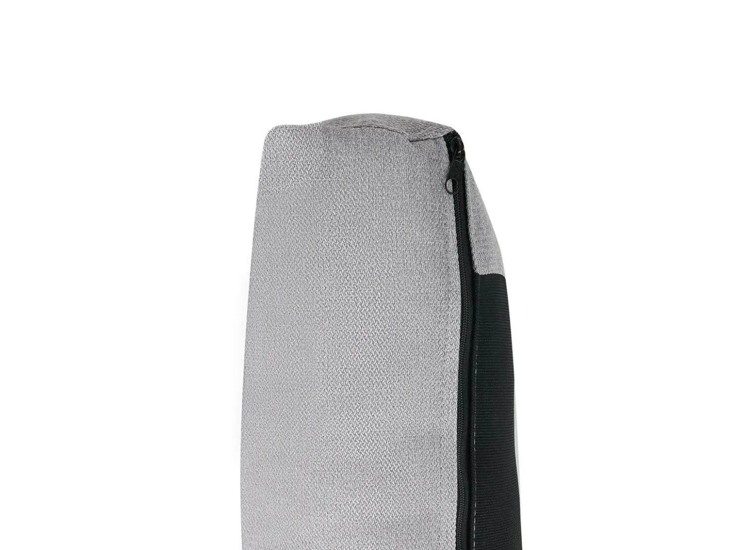 Divano letto angolare 4 posti FLAKK Tessuto Grigio chiaro con contenitore Lato Sinistro
