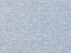 Divano letto angolare 3 posti SIMRIS Tessuto Azzurro con contenitore Lato destro