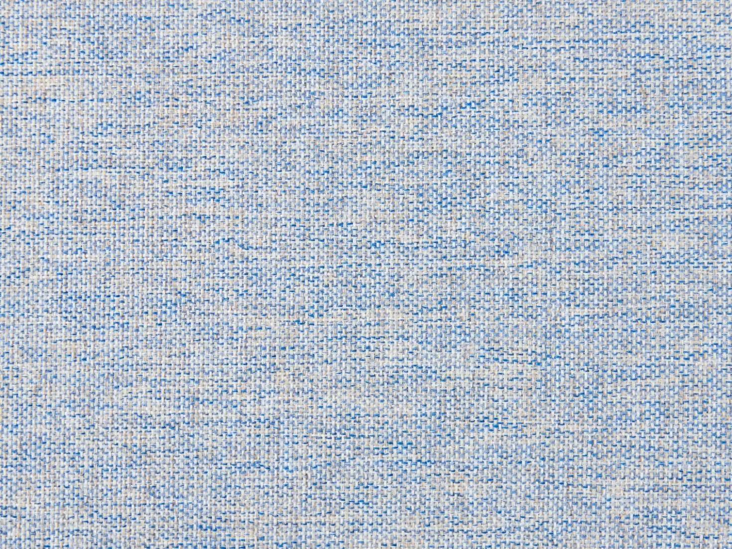 Divano letto angolare 3 posti SIMRIS Tessuto Azzurro con contenitore Lato destro