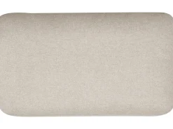 Divano letto angolare 3 posti HRISEY Lino sintetico Beige Lato Sinistro