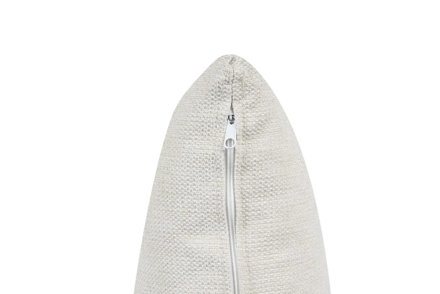 Divano letto angolare 3 posti LUSPA Tessuto Beige chiaro con contenitore Lato destro