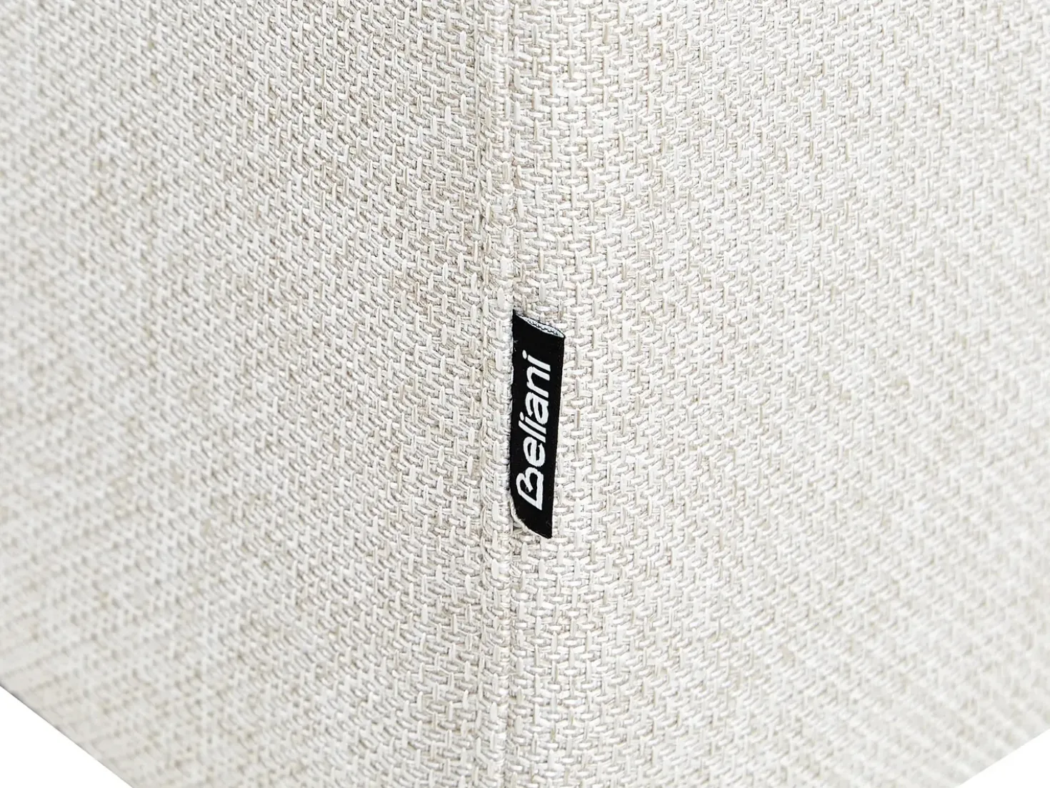 Divano letto angolare 4 posti INNVIK Tessuto Beige chiaro con contenitore Lato Sinistro