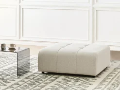 Divano letto angolare 4 posti INNVIK Tessuto Beige chiaro Lato Sinistro
