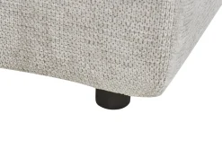 Divano letto angolare 3 posti INNVIK Tessuto Grigio chiaro con contenitore Lato destro