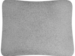 Divano letto angolare 3 posti NASSJO Lino sintetico Grigio Lato destro