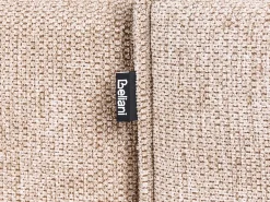 Divano letto angolare 3 posti EDANE Tessuto Beige con contenitore Lato Sinistro