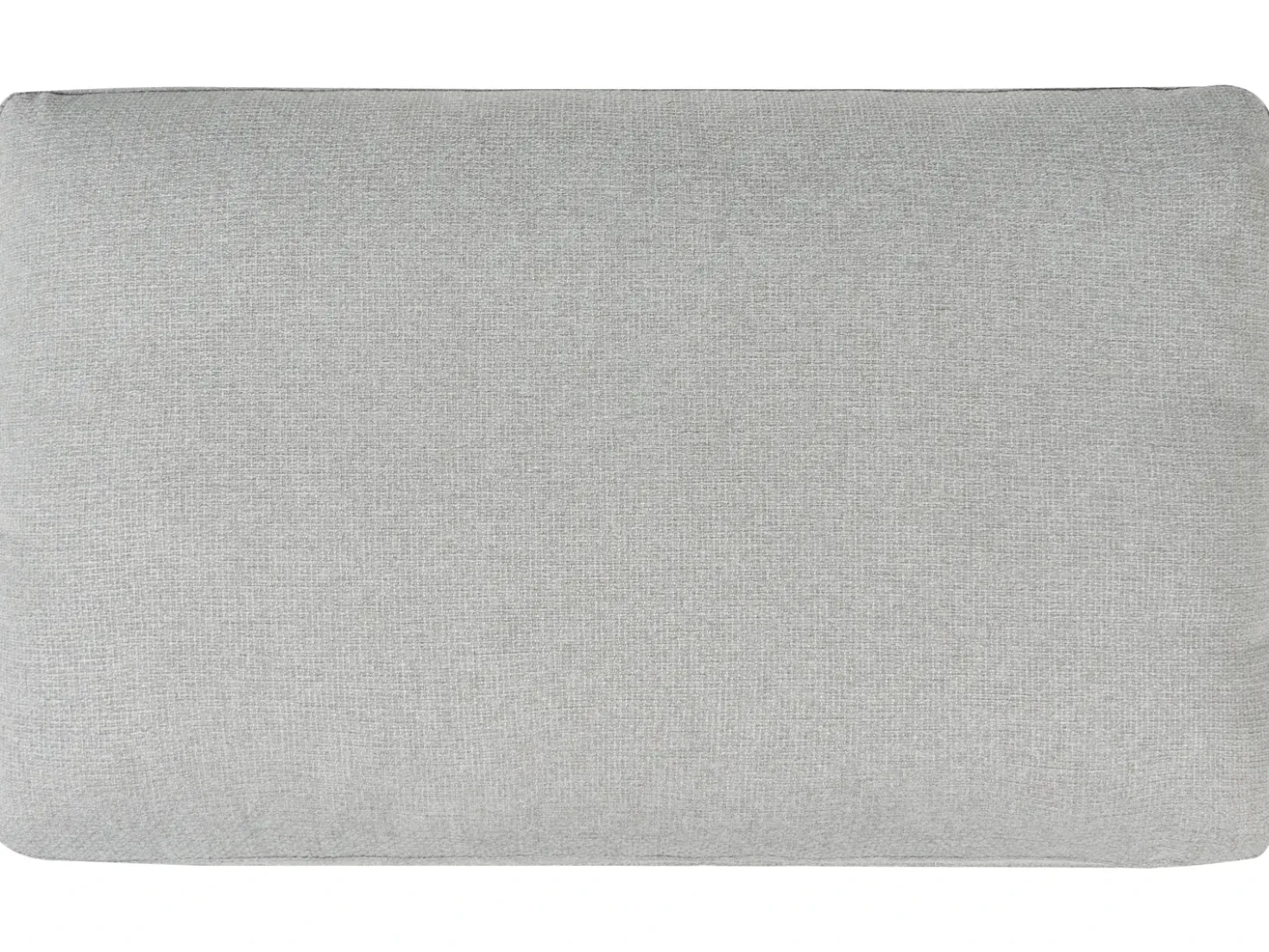 Divano letto angolare 3 posti HRISEY Lino sintetico Grigio chiaro con contenitore Lato destro