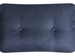 Divano letto angolare 4 posti FLAKK Tessuto Blu marino con contenitore Lato Sinistro