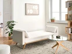 Divano letto ASAA Bouclé Bianco sporco