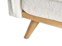 Divano letto ASAA Bouclé Bianco sporco