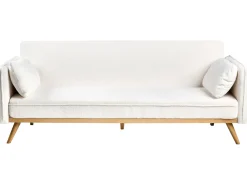 Divano letto ASAA Bouclé Bianco sporco