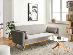 Divano letto ASAA Tessuto Grigio