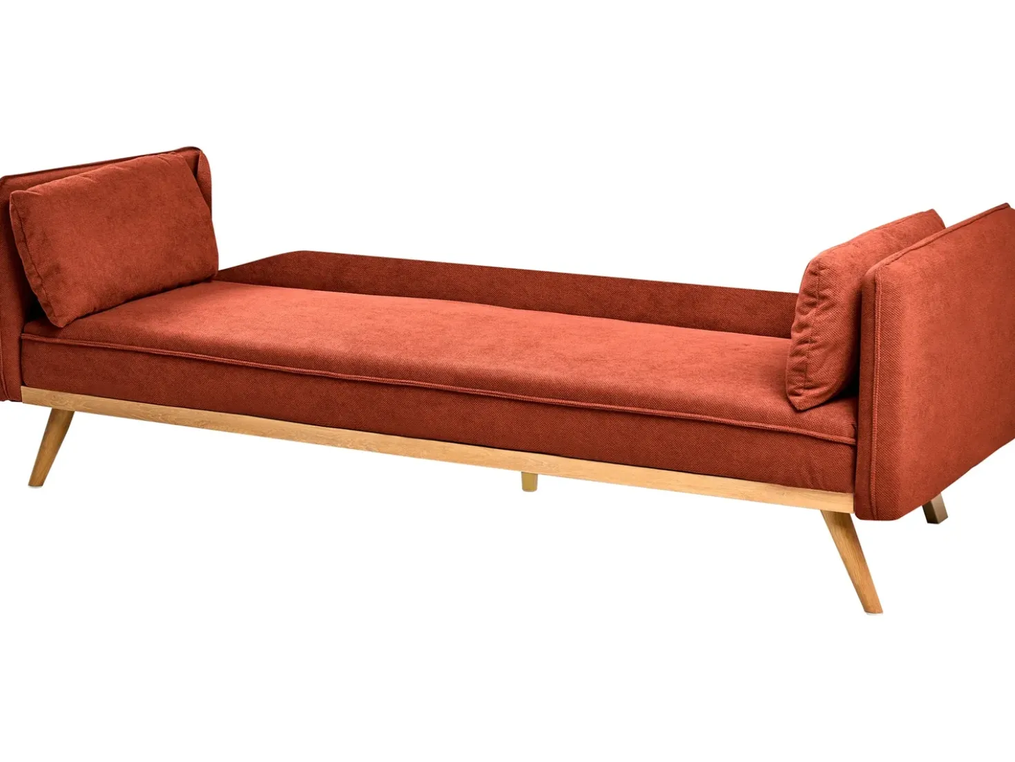 Divano letto ASAA Tessuto Rosso