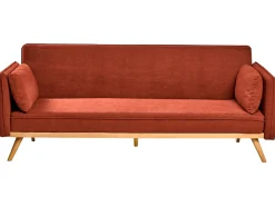 Divano letto ASAA Tessuto Rosso