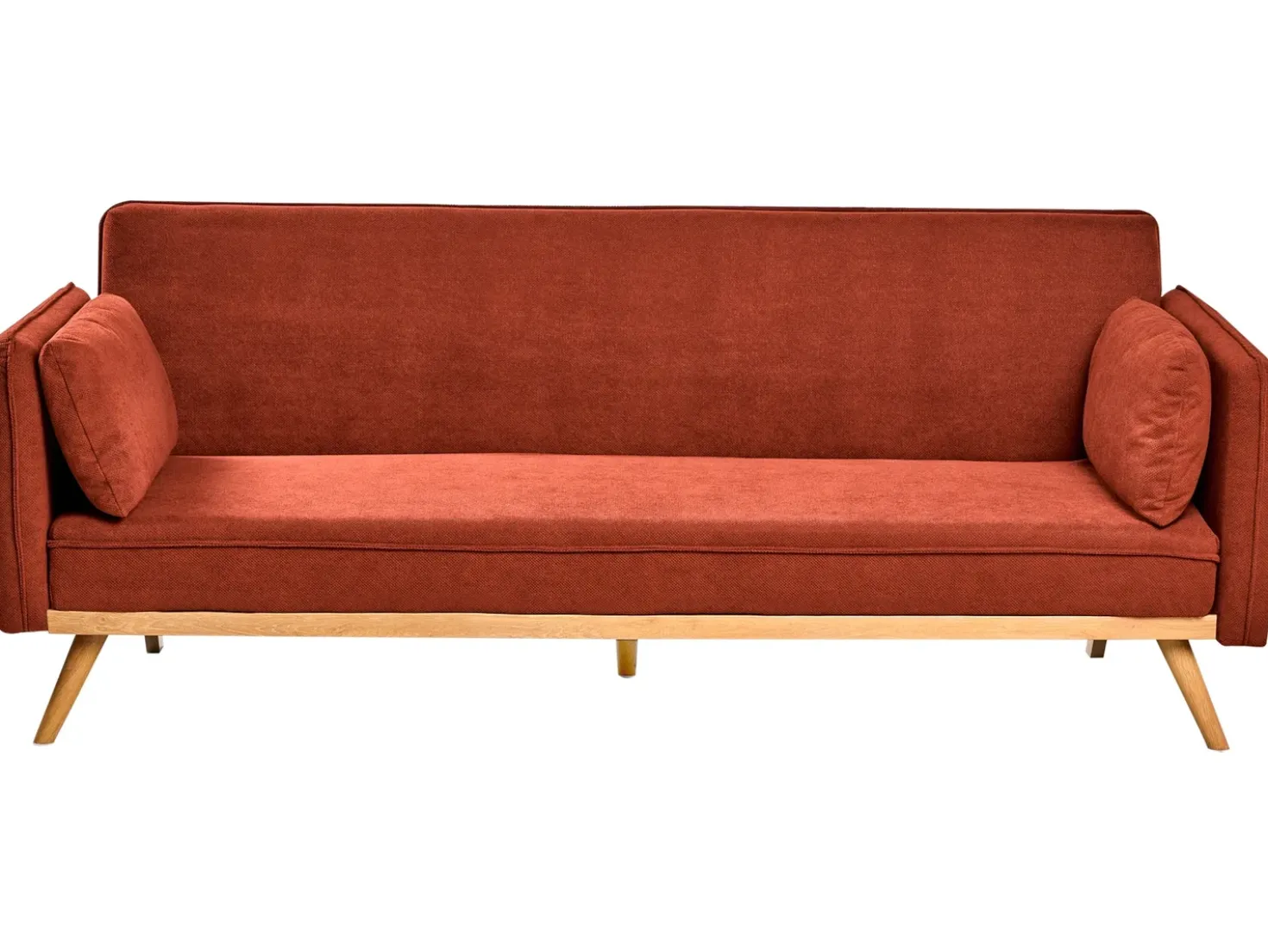 Divano letto ASAA Tessuto Rosso
